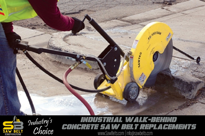 Review image from Concrete Saw Belt Replacements Industy Desires