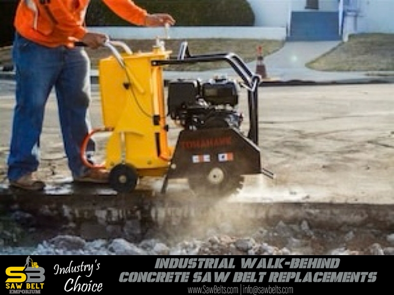 Review image from Powerful Concrete Saws Need Heavy Duty Saw Belts