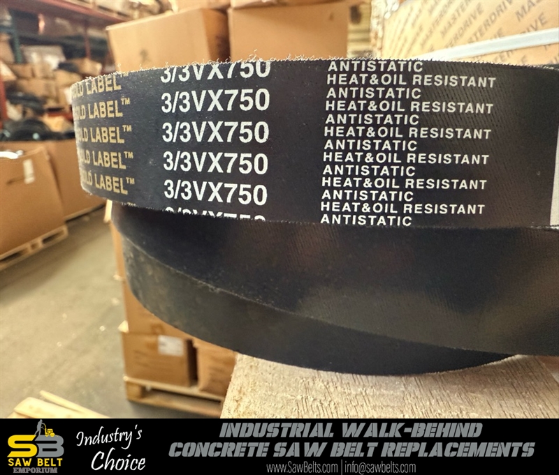 Review image from WWW.SAWBELTS.COM now has available 3/3VX750