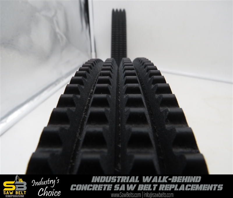 Review image from 4/3VX630 walk-behind concrete saw belt