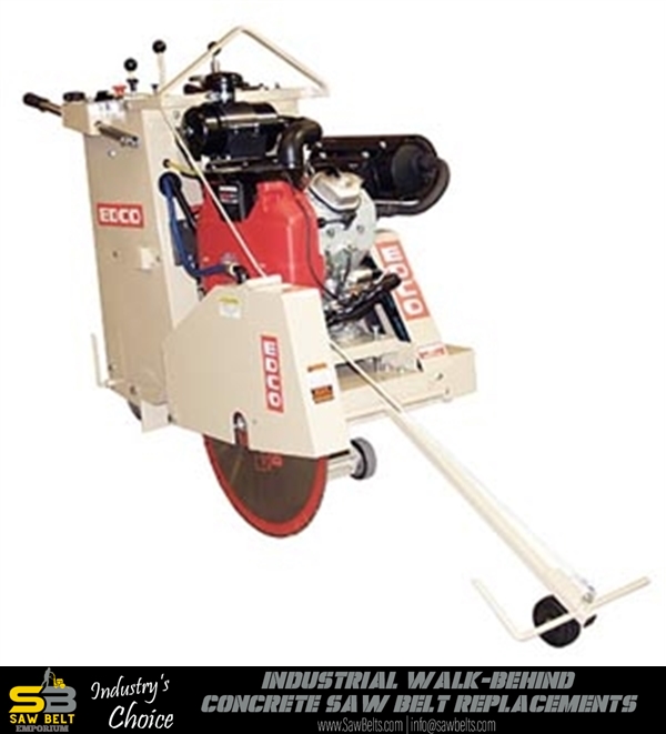 Review image from AX31 walk-behind concrete saw belt