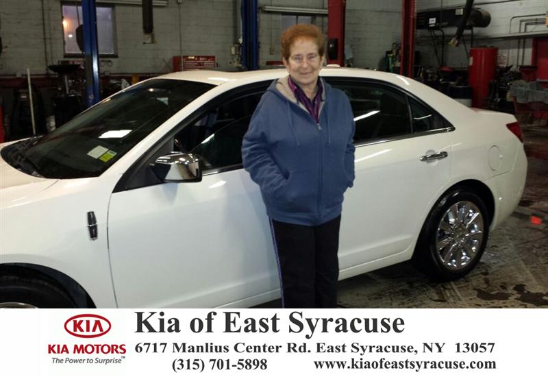 I purchased a used Lincoln MKZ with Kia of East Syracuse