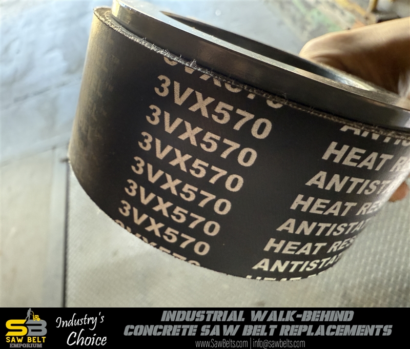 Review image from 504119706 Husqvarna belt, 4/3VX570 Cogged V-Belt