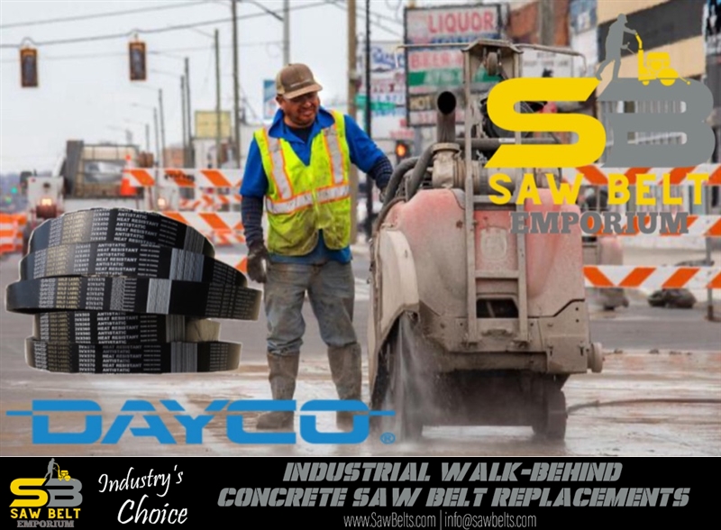 Review image from Dayco Husqvarna Walk Behind Concrete Saw V-Belts