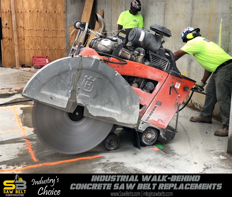 Review image from Walk Behind Concrete Saw Replacement Saw Belts